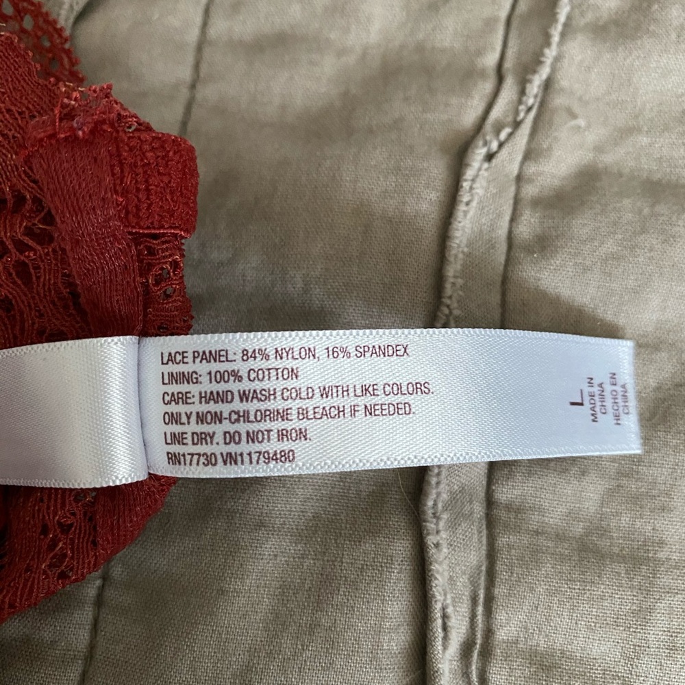 Burgundy Racerback Bralette - Picture 5 of 5